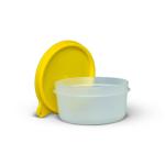 SUVARNA Yellow Plastic Kitchen Container Set 200 ml (Pack of 3)