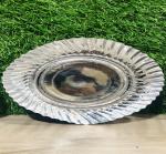 HEERAT PACKAGING Nasta Silver Paper Plate 50 Pieces in 1 pack (pack of 5)-A2