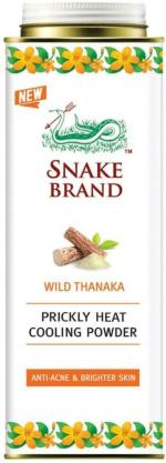 snake Prickly Heat Cooling Powder Wild Thanaka-280 GRAM ( PACK OF 2 )  (2 x 140 g)SBS