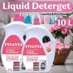 fivanta Surf Excel Liquid Detergent Pink 10Liter Soda and Bleach Free| PH Neutral Neutral Formula for 7-in-1 Expert Care