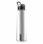 PEXPO Vertigo Stainless Steel Sports/Fridge Sipper | Silver, 1 Litre | Single Walled Loop Handle | BPA-free | Leak-Proof | Suitable for Home, Office, Travel, Men, Women & Kids