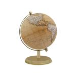 WINNER'S Prime Rotating Globe with Metal Arc & Round Stand | Educational Deatailed Globe for Kids, Students, Classroom | Antique Gift/Travel Decorative Showpiece/Home Office(Gold Antique)(GP1010GA)