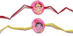 Kavim Kids Rakhi (Soft rubber Ganesh Ji and Little Krishna 2 set kids Rakhi)