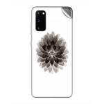 GADGETSWRAP Printed Vinyl Skin Sticker for Samsung Galaxy S20 - Infrared Lotus Flower