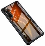 ANKIRANT Realme 6, Realme 6i Transparent Black Bumper Plastic Back Cover