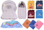 Kwitchy New Born Baby Gift Combo Bedding & Clothing Set Daily Essential Items (0-6 Months)