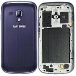 Imbi Samsung Galaxy S Duos S7562 S7582 Blue Plastic Replacement Housing Body With Side Button Full Panel