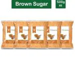 Trinetra Brown Sugar 2500 g (500g X 5 Pack)