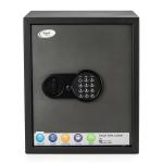 Equal LS-ET-B Digital Electronic Safe Locker for Home, Jewellery, Cash & Office, Digital Locker for Business & Hotel - 50 Litres/Master & User PIN Code Access (Black - 35x35x42cm)