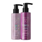 Arata Colour Cure Purple Tone Enhancing Duo | Purple Shampoo & Conditioner | For Pre-Lightened & Bleached Hair | Enhances Hair Colour And Neutralises Brassiness | Sulphate-Free