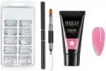 Shills Professional Poly Gel Poly Tips and Poly Brush