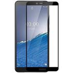 Lustree Nokia C01 Plus Black Tempered Glass Scratch Proof and Bubble Free Screen Protector with Dry and Wet Wipe - 18 x 5 cm