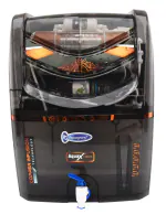 Aquagrand CRUX Model RO With Copper Filter + UV + UF + TDS Controller 12 L Water Purifier (black)