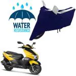RONISH Waterproof Two Wheeler Cover for TVS (Ntorq 125, Black, Silver)