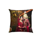 Gyffo Personalized Gift Pillow With customize photo (Size 12 Inch X 12 Inch)