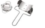 Kunya Combo of Gujiya Maker and Round Shape Cutter, Stainless Steel Round Shape Puri Cutter, Momos Maker and Dumpling Maker(Pack of 2)