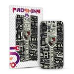 PROSKINS - Speedy Tags 3D Textured Mobile Back Skin/Sticker Only for OnePlus 5 (Pack of 1)