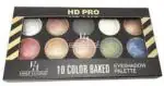 Buy Tya Multicolor Hda 64 Hd Pro 10 Color Baked Eyeshadow Palette - 18 G