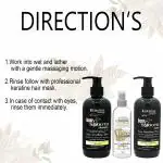 KERATINE PROFESSIONAL Keratin Super Smooth Repair Hair Shampoo, Mask (300 ml) & (100ml) Serum Infused with Keratin, Collagen & Argon Oil for Dry Damaged and Color Treated Hair | KP-59 (Super Smooth 300ml SMS 100ml)