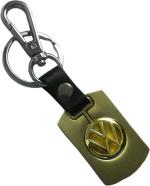 Blue Aura Cp Bigbasket Gold Metal Volkswagon Logo Key Chain