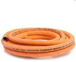 Atman Orange Rubber LPG Gas Pipe 3 m