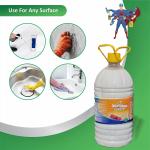 EVERSTORE Premium White Floor Cleaner, Phenyl Phenyl | Floor Cleaner Liquid for Hospitals, Homes, Offices Removes Dirt, Grime & Kills 99.9% Germs PINE 5 LITER