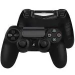 Microware Controller Case Cover for PS4 Controller, Black