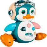 KTRS ENTERPRISE Musical Penguin Toys for Boys and Girls | Early Educational Toy for Babies and Small Children with Lights, Sounds and Moves