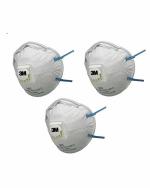 3M Foam Anti Pollution Mask with Valve (Pack of 3)