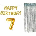 Acril COMBO OF HAPPY BIRTHDAY FOIL BALOON -7 yr