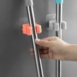 DeCology Multicolor Plastic Broom Hanger Clip (Pack Of 4)