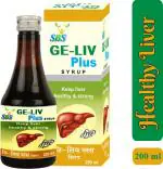 SBS Ge-Liv Plus Syrup (Sugarfree) - Ayurvedic Liver Supplement, Healthy & Toxin Free Liver - 200ml