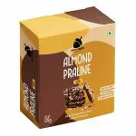 Notty Nuts Almond Praline 9 pcs | Roasted Almonds, Salted Caramel, Dark Chocolate | Delicious & Crunchy, Healthy Snack Bar | Rich in Protein & Fiber
