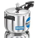 Hawkins 5 Litre Pressure Cooker, Stainless Steel Inner Lid Cooker, Induction Cooker, Silver (Hss50), 5 Liter