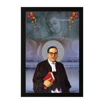 Masstone Dr Babasaheb Ambedkar Wall Painting | Ambedkar Paintings With Frame (14x20 Inch) | Ambedkar Paintings | Wall Painting for Living Room | Motivational Painting for Wall Decoration Pack of 1