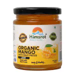 Himsrot Organic Mango Marmalade Jam with Fruit Pieces| Mango Jam Real Fruit| Healthy & Tasty| Fruit Jam Organic from Himalayas| No Preservatives & Colors (250gm)