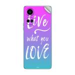 GADGETSWRAP Printed Vinyl Skin Sticker for Tecno Camon 19 Pro - Live-You-Love