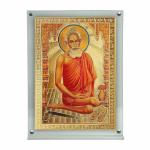 Hawai Baba Lokenath Photo with Acrylic Frame for Table Decor , Car Dashboard Décor, Prayer Room | Magnetic Replaceable Photo Acrylic Frame |SFDI356_ACRYLC_PKT