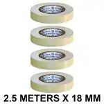 VCR Double Side White Foam Tape - 2.5 Meters in Length - 18mm / 0.75