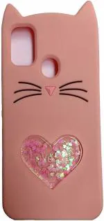 Aviaaz Vivo Y50 3D Pink Rubber Back Cover