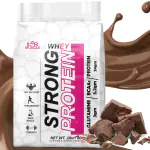 Mormuscle Strong Whey Protein with 24gm Protein and 5.2 BCAA per Serving Belgium Chocolate Flavor 1 kg