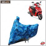AG MOTO Hero Maestro Edge 110 Scooty Cover Water Resistant Dust Proof Protection in All Weather Blue Jungle