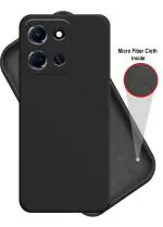 HUPSHY Back Cover for Infinix Zero 30 5G (Black, Flexible, Silicon, Pack of: 1)