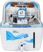 Kinsco Aqua Laser Copper 15 L RO + UV + UF + Copper Water Purifier (White)