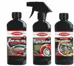 Sheeba Car Polish, Dashboard And Interior Polish, Tyre Shine 600 Ml (Pack Of 3)