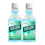Nature Sure Aloe Vera Mouthwash with Neem and Clove for Oral Health - 2 Packs (150ml Each)