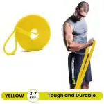 Shopeleven Thera Band Elastic Bands for Body Stretching, Crossfit Training at Home/Gym Mobility Powerlifting for Men & Woman Training
