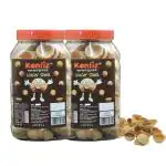 Konfiz Wafer Shell 200pcs 2Pac Sweet Chocolate Shells Shell Making for Choco Shell Cake, Ice Cream, Chocolate Balls, Candy, Rice Balls and Biscuit, Shell