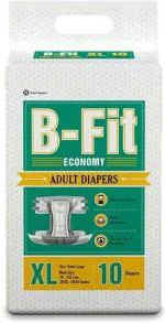 B-Fit Adult Diapers - 10 Pieces, Xl