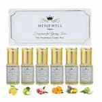 Menjewell Set Of 6 Fruity Attar Gift Pack (6 x 3 ml) Long Lastings Attar/Perfume For Women (Fruity)